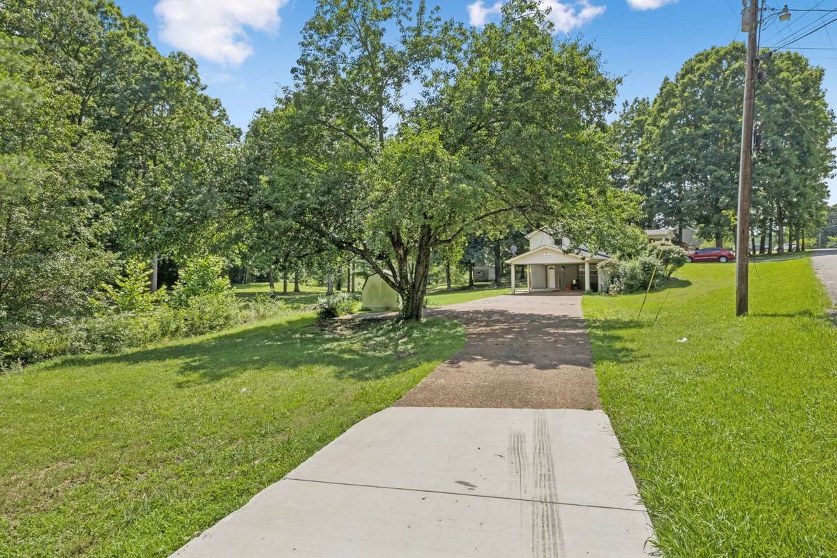 Extra long driveway