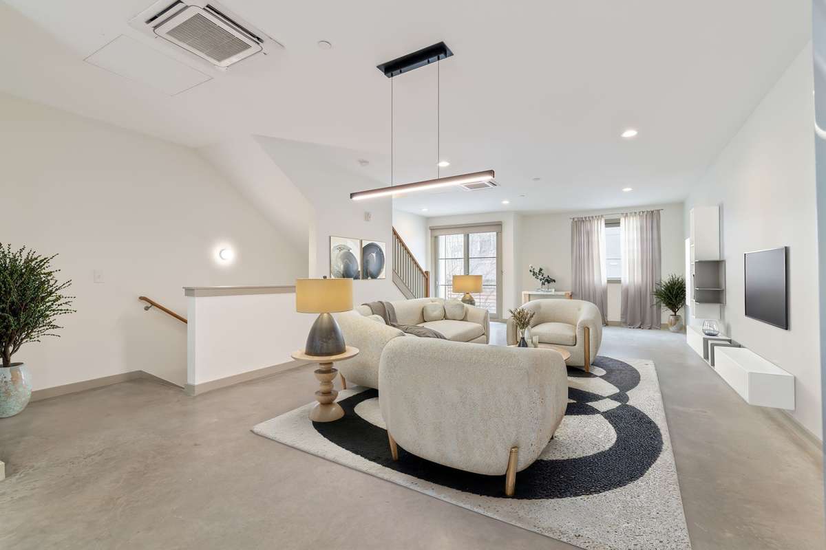 2nd Floor Living Area Virtually Staged