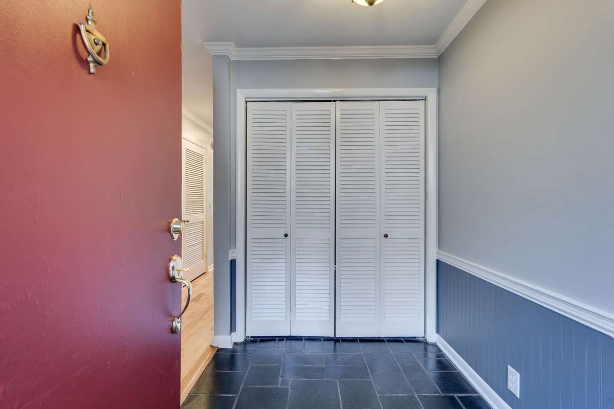 Entry way with lots of storage.