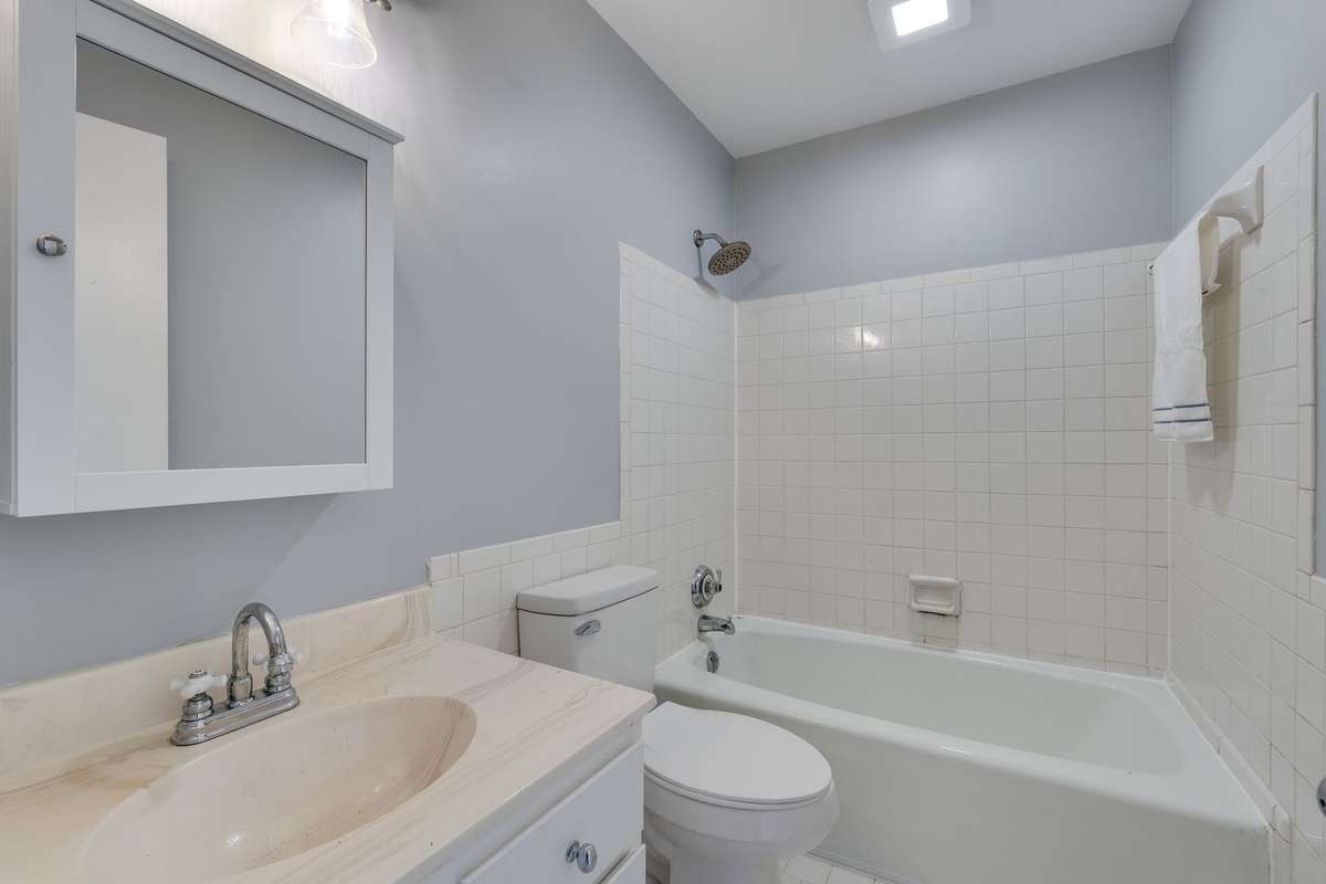 Upstairs bath.