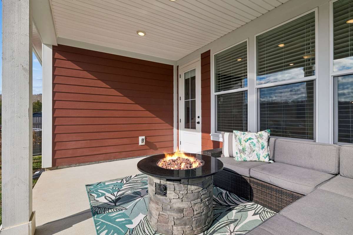Cozy and inviting area to hang with family and friends or sit with a good book.