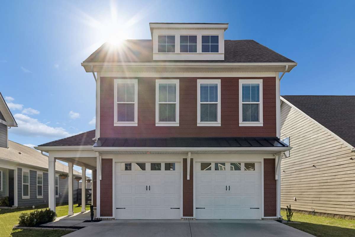Beautiful home with spacious two car garage.