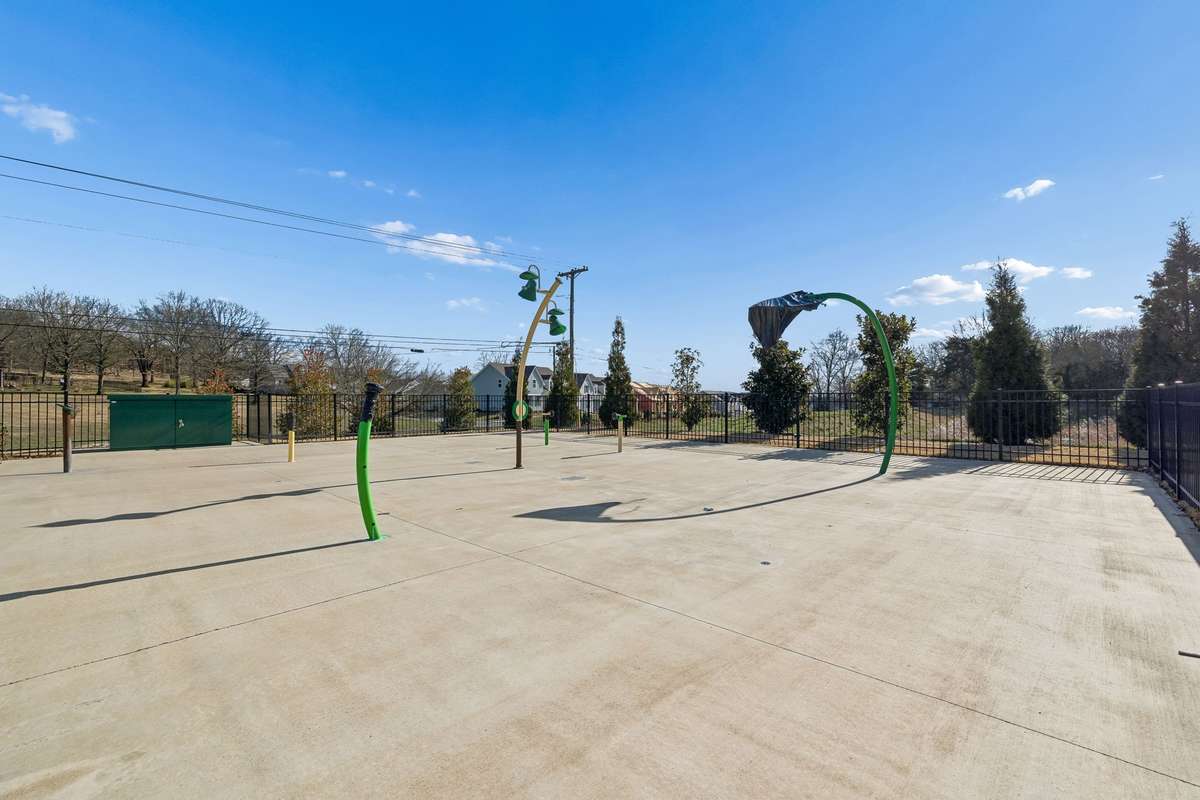 Splash pad is a great area for cooling off in warm weather. (Currently closed for winter).
