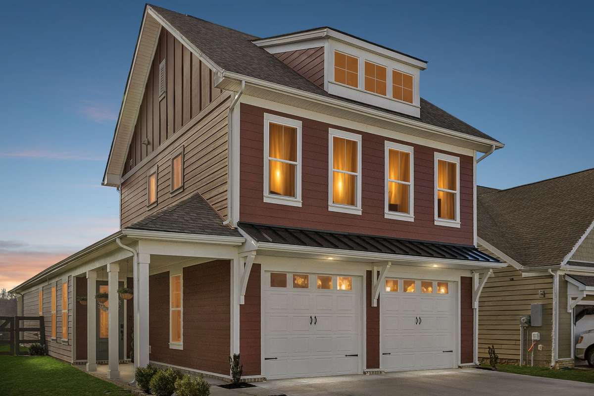 Gorgeous, digitally enhanced twilight image of 6731 Walsham Drive.