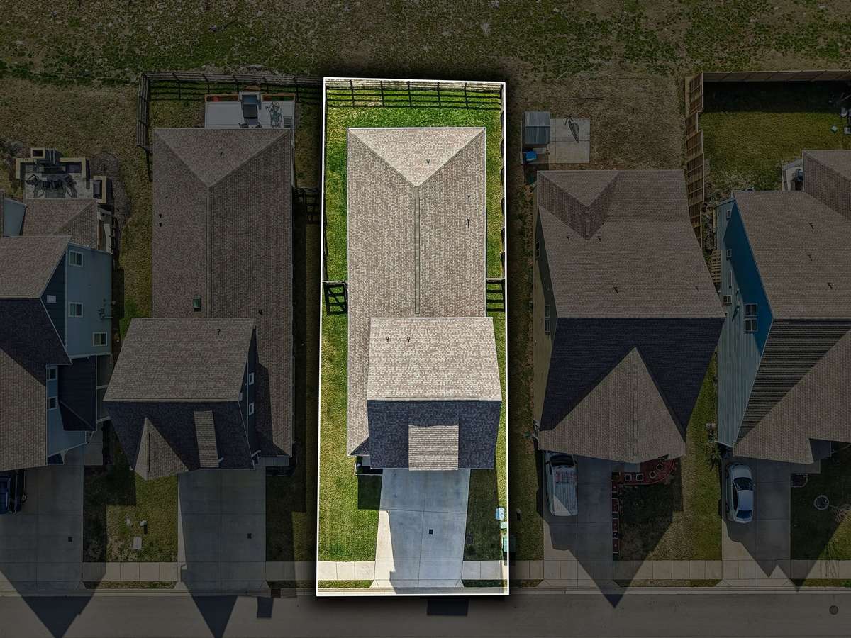 Drone view of Walsham Drive.