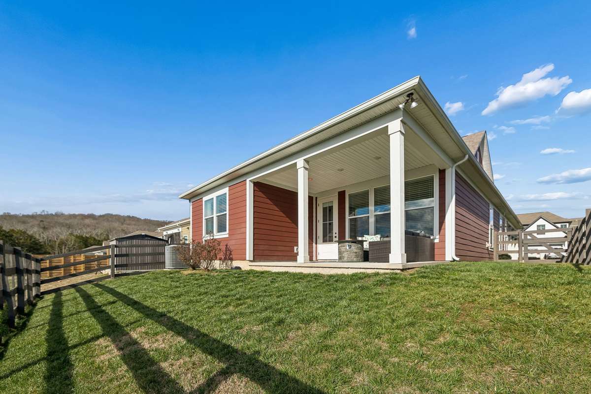 Easy maintenance will give you more time to enjoy the covered patio.