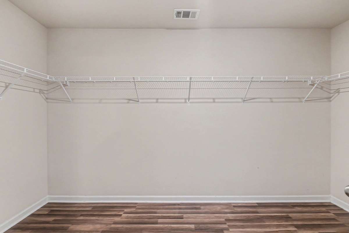 Primary closet