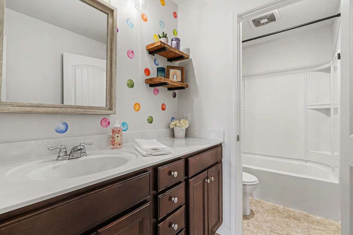 Upstairs bathroom