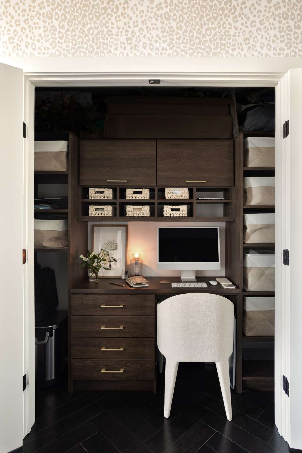 Flex Space, currently built out as an office, can be converted to a variety of custom uses ie: cedar lined wine storage with glass doors; murphy bed supporting guest space; professionally designed built-in sauna; bike storage; pet space, etc