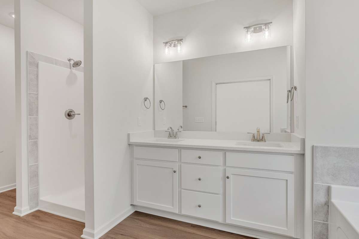 Photo of lot 8 with same floor plan but flipped.