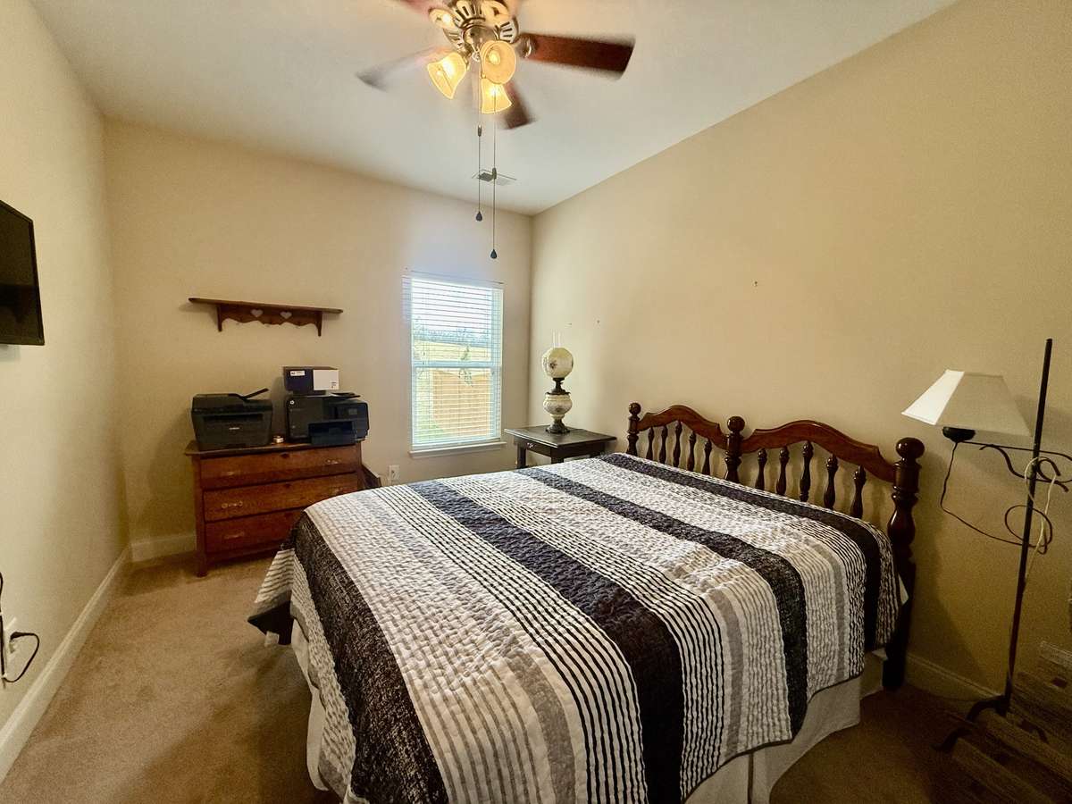 Bedroom #2 carpet with large closet