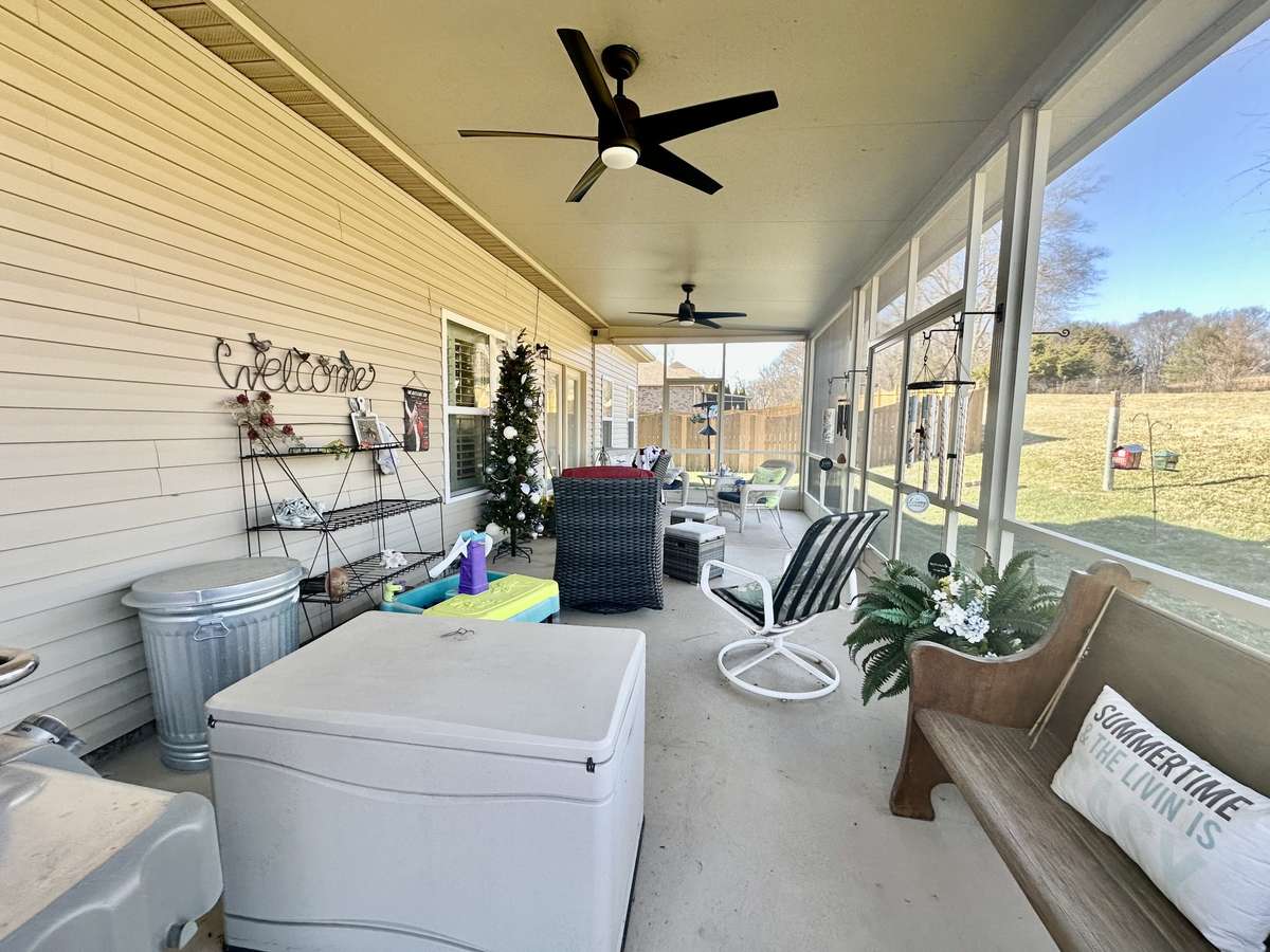 Step outside to the screened-in patio overlooking a private, oversized backyard with no rear neighbors—ideal for relaxing, entertaining, pets, or play—plus a gas line on the patio for your grill.