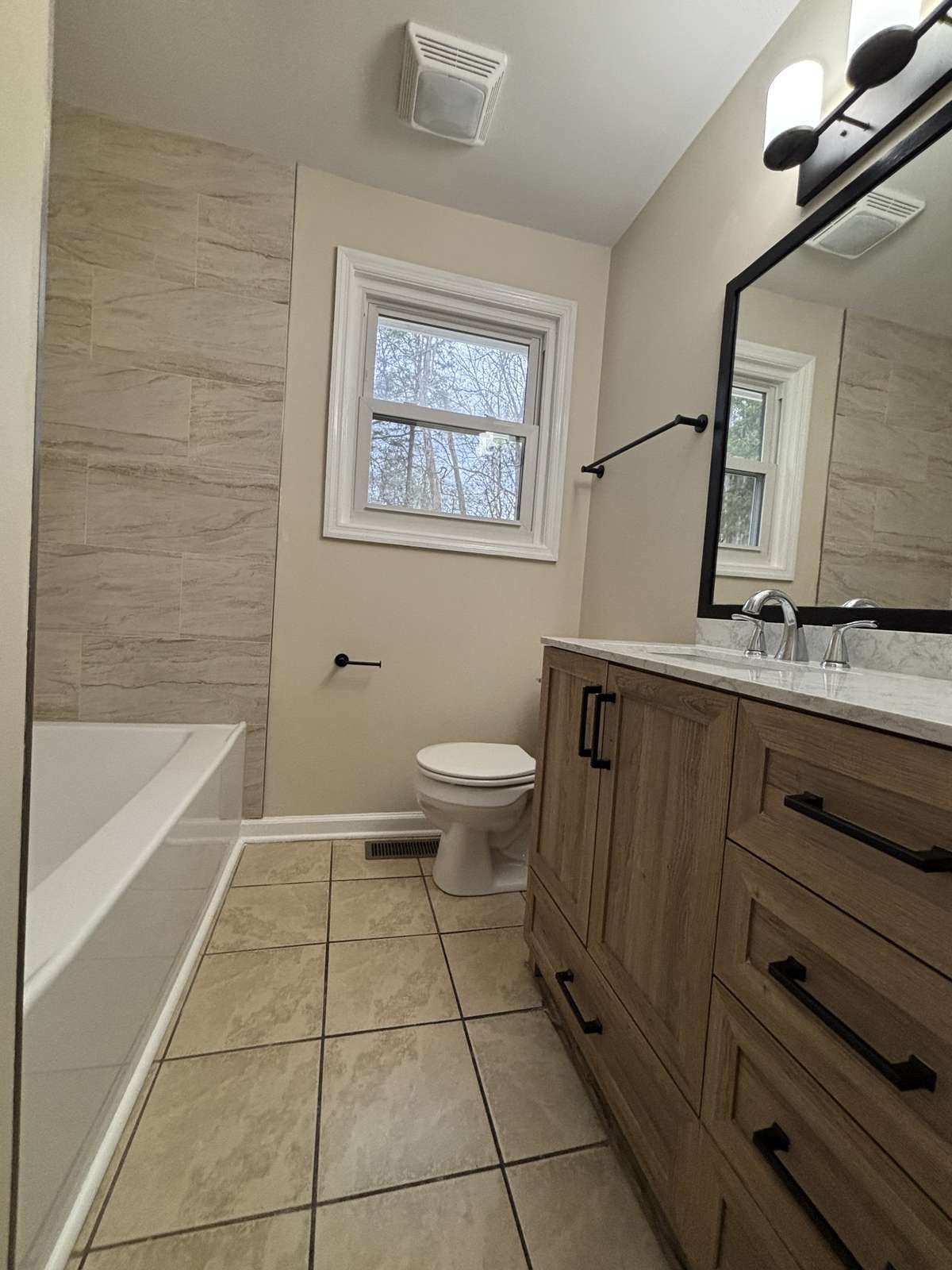 Hall Bath has Tub/Shower Combination