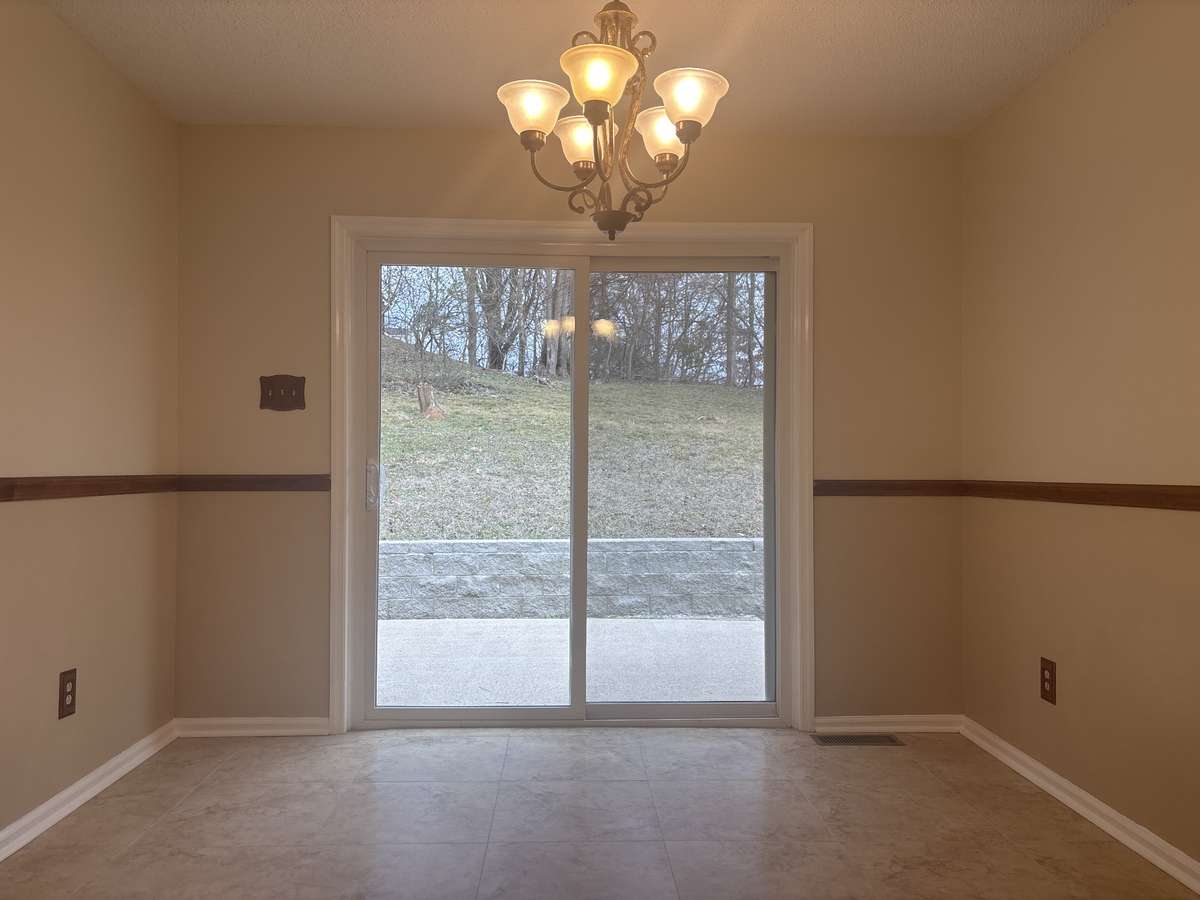 Large Dining Area leads to Patio