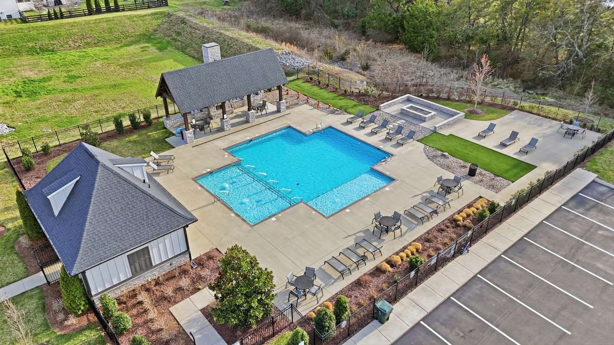 Telfair offers a community pool and grilling area.