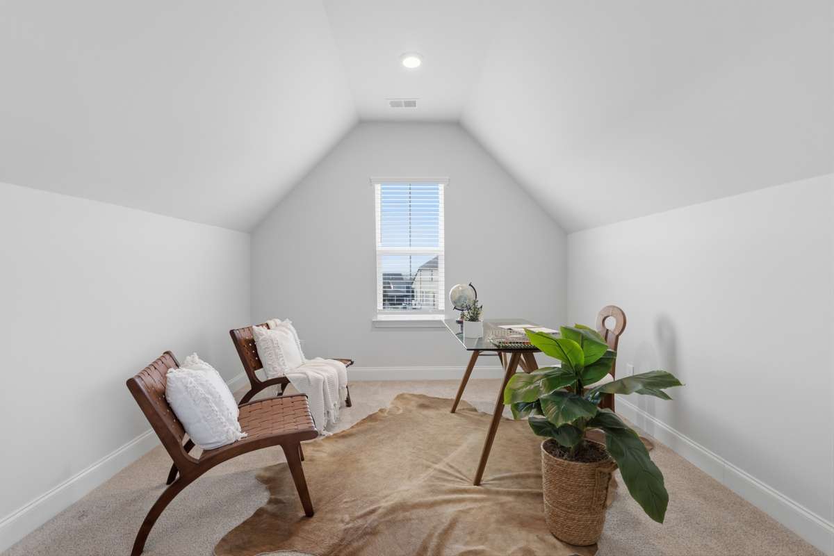View of bonus room's alcove area. Ideal for an office or music spot.