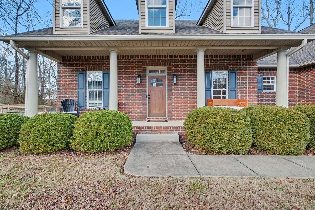 Perfect Front Porch to decorate and relax on!