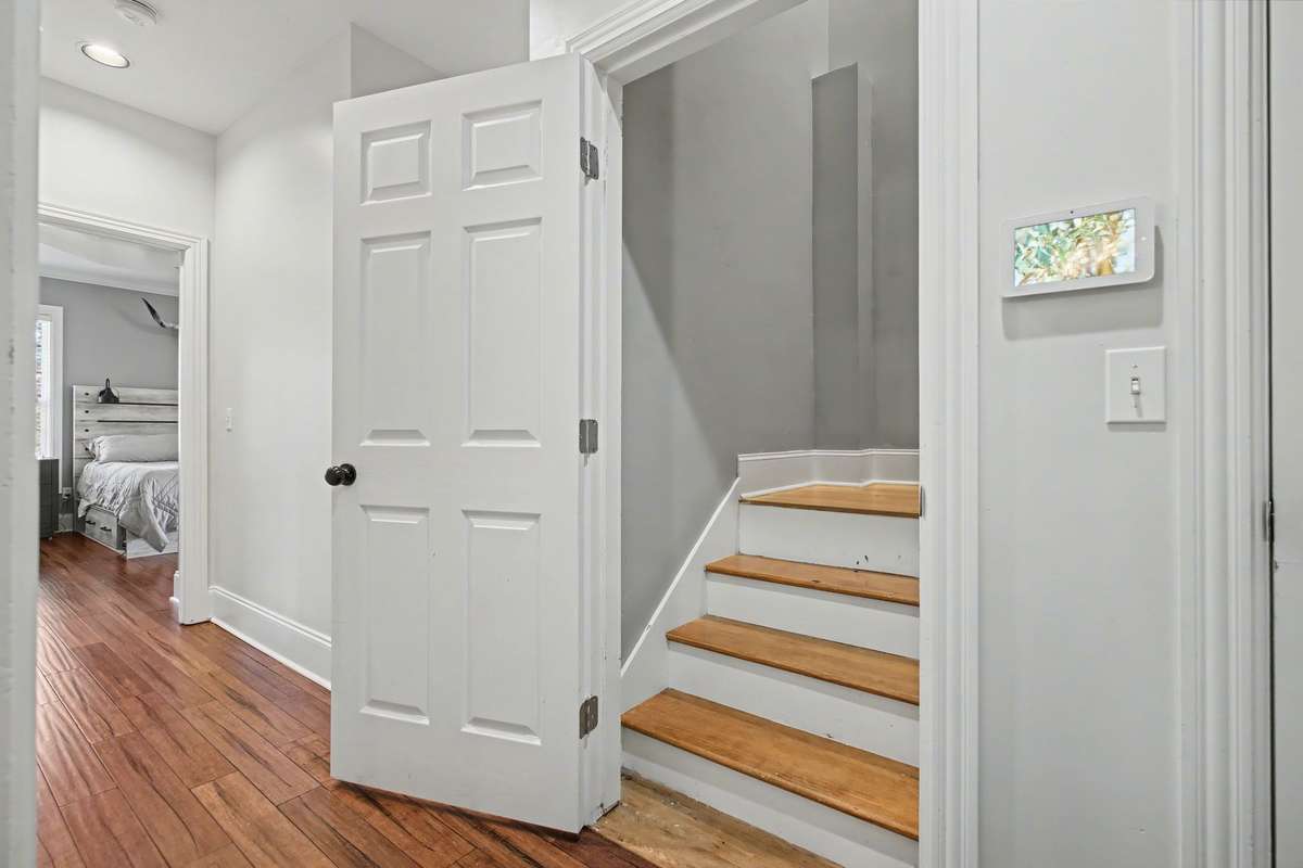 NO Carpet in this home! This leads to the Bonus Room.