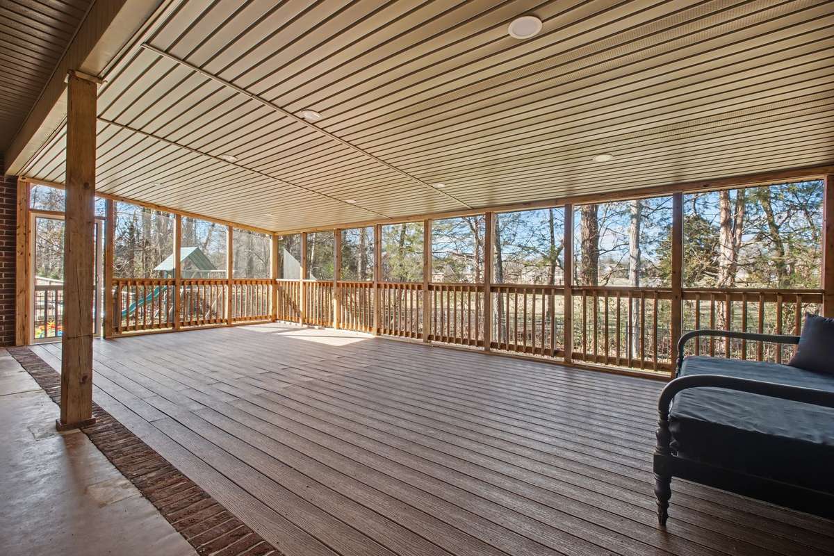 This was added by the current owners. Imagine the many evenings relaxing here!