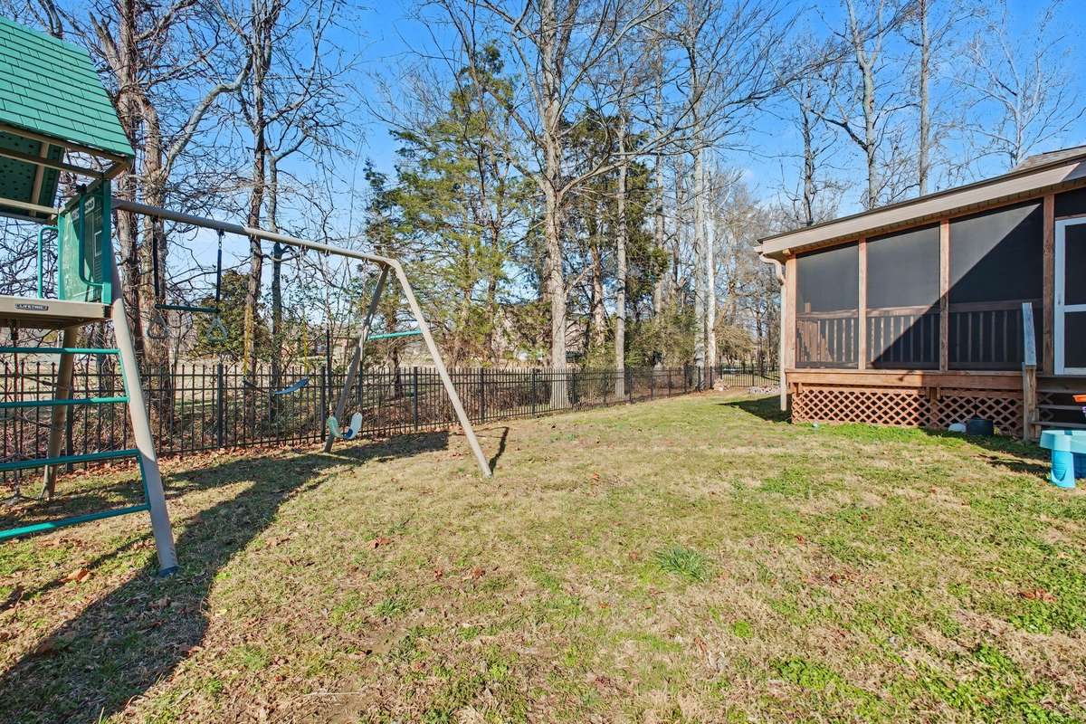 Fence was also added by the current owners!