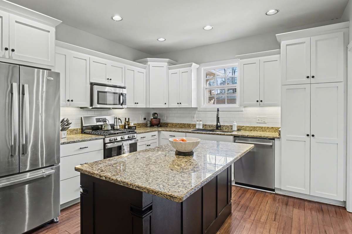 Open Kitchen with plenty of cabinet and counter space!
