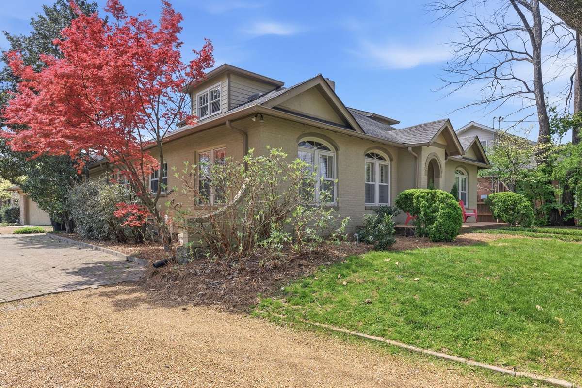 Mature landscaping and Architectural Details w eyebrow windows, gables, brickwork , entry terrace items not found in today’s new construction