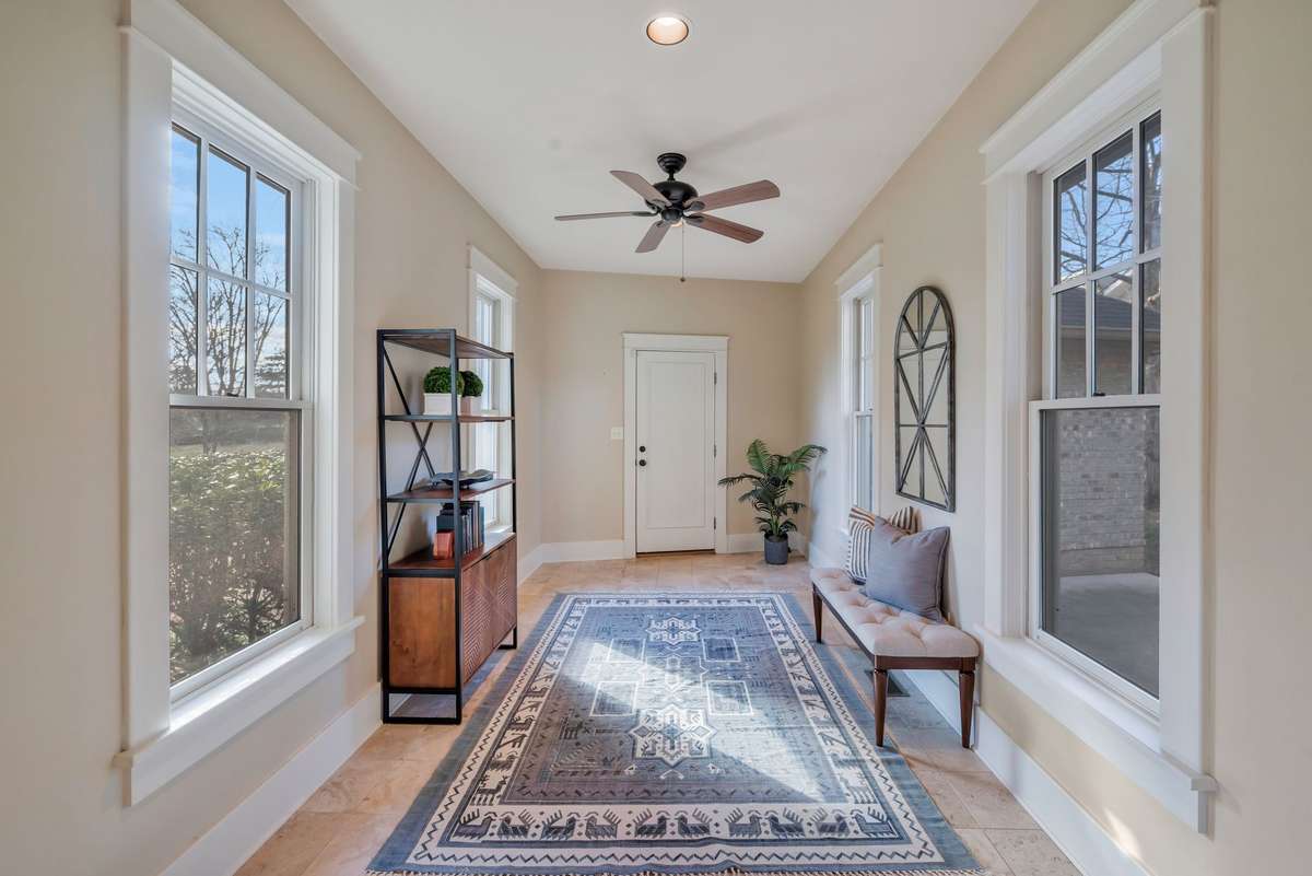 Drop Zone just off the Two Car Garage and Kitchen and Den areas