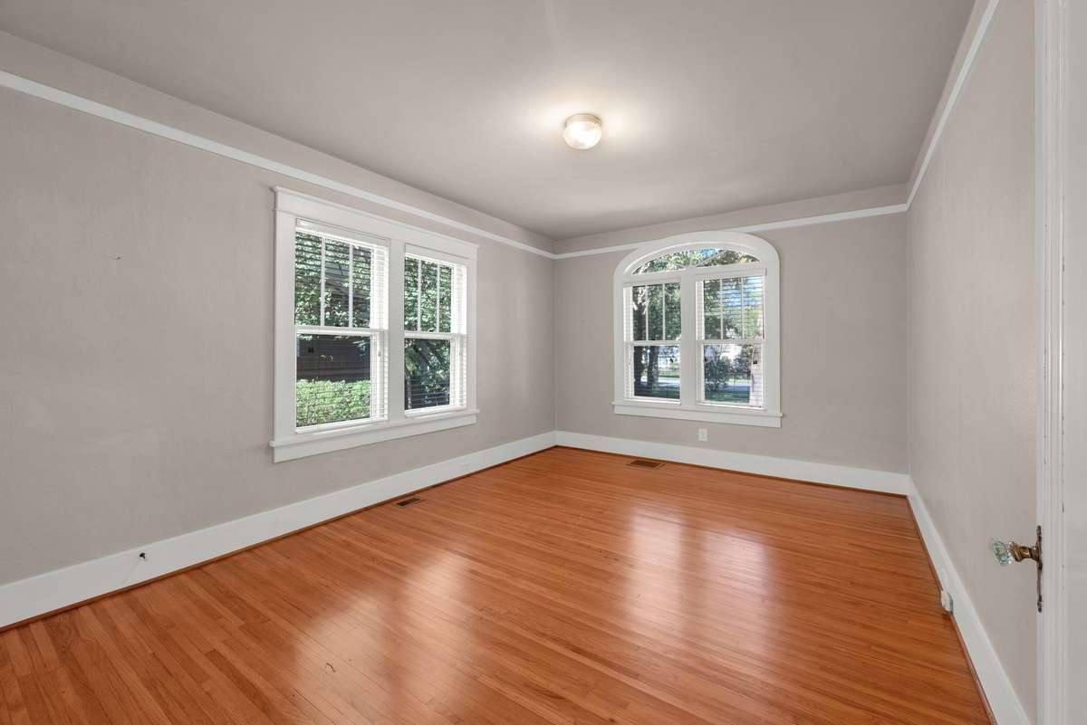 Bedroom #3. gleaming hardwood floors