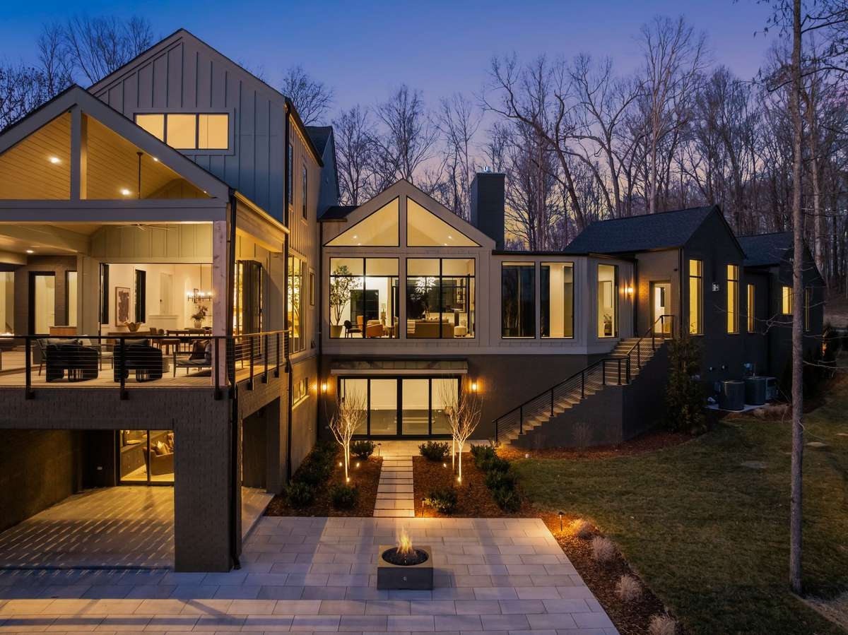 Welcome to Hill House Estate, a striking architectural residence thoughtfully designed to blend modern luxury with its serene Franklin setting.
