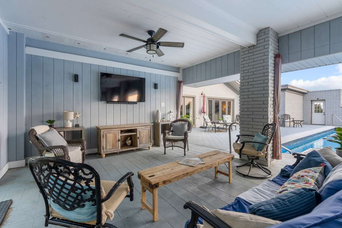 Another view of the Outdoor Living area