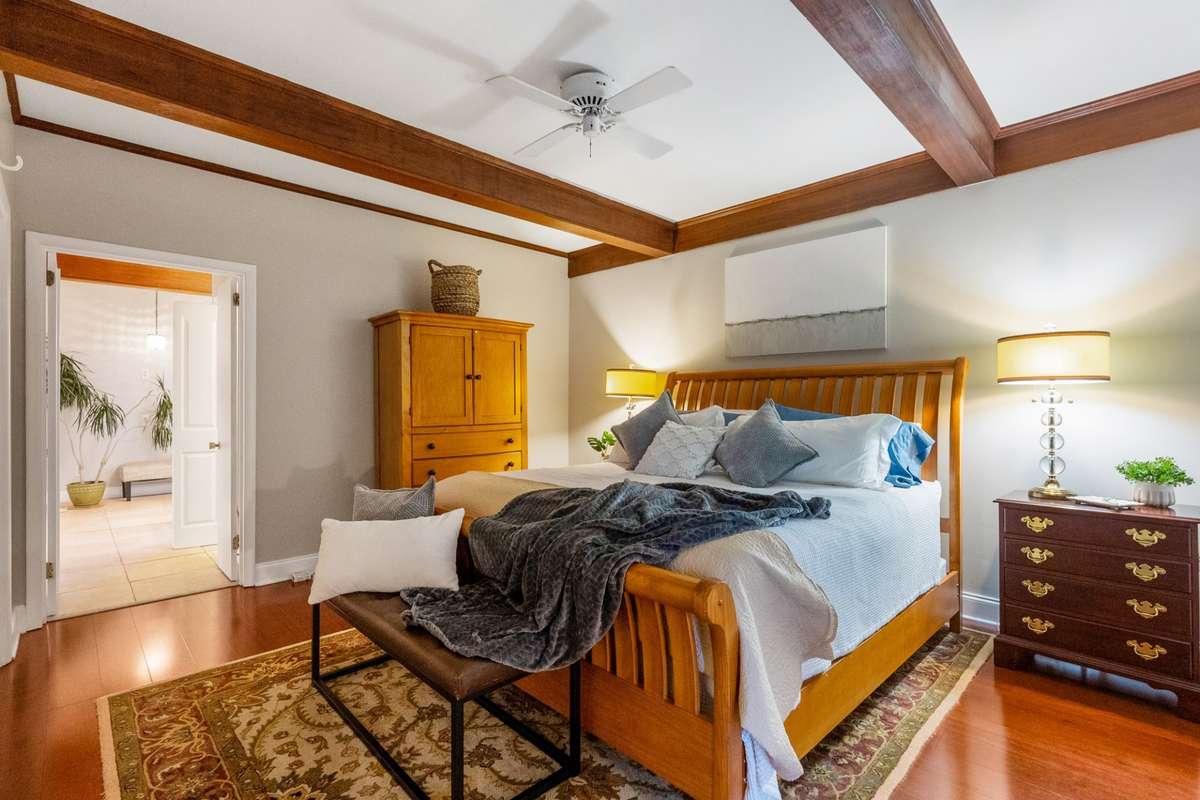 Master Suite with both Master Bath and Office