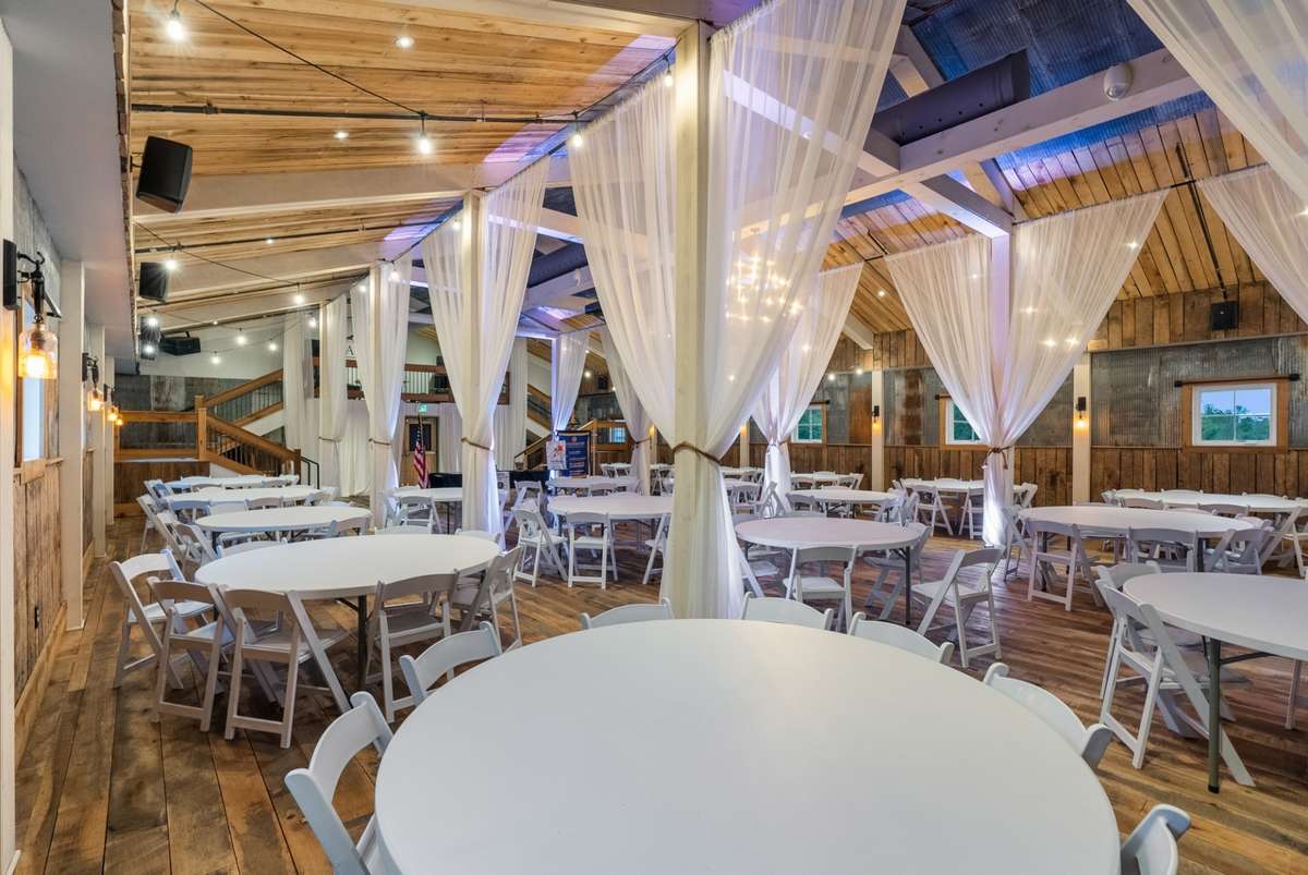 Showing the space in the Event Barn