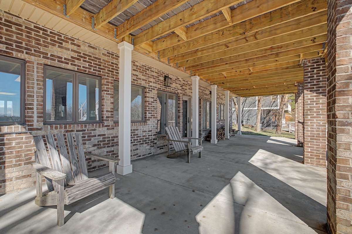 Deck on Basement level