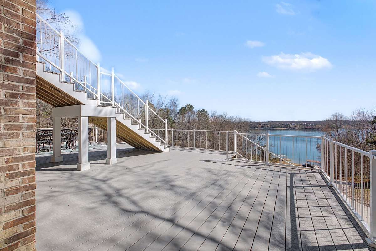 Lower deck off of basement area