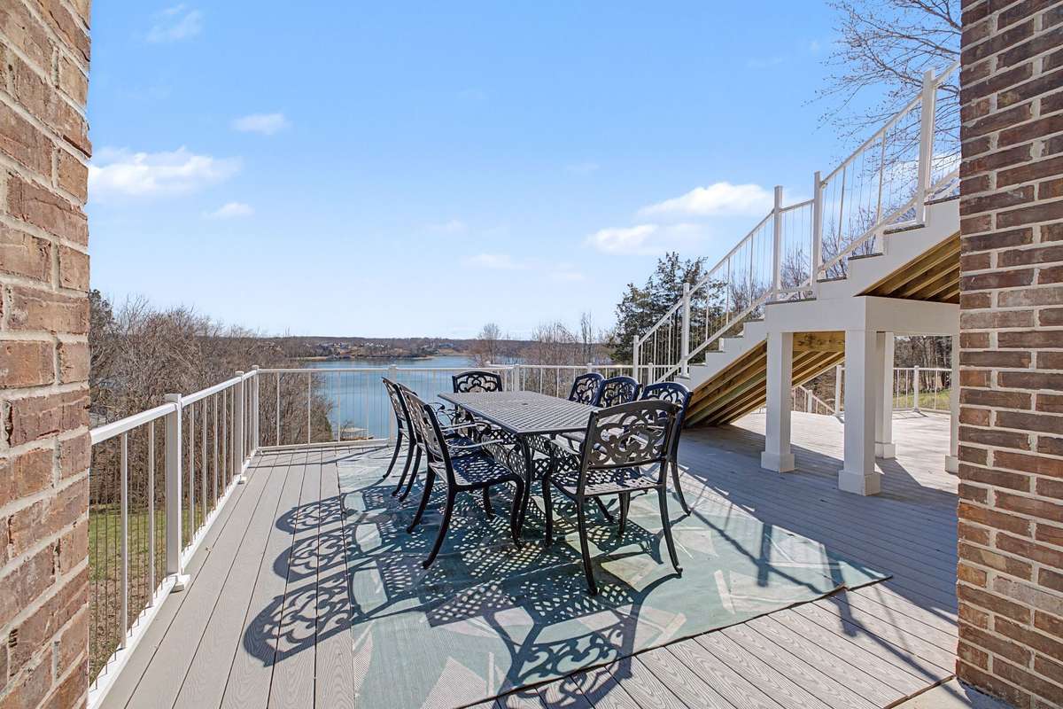 Lower deck off of basement area