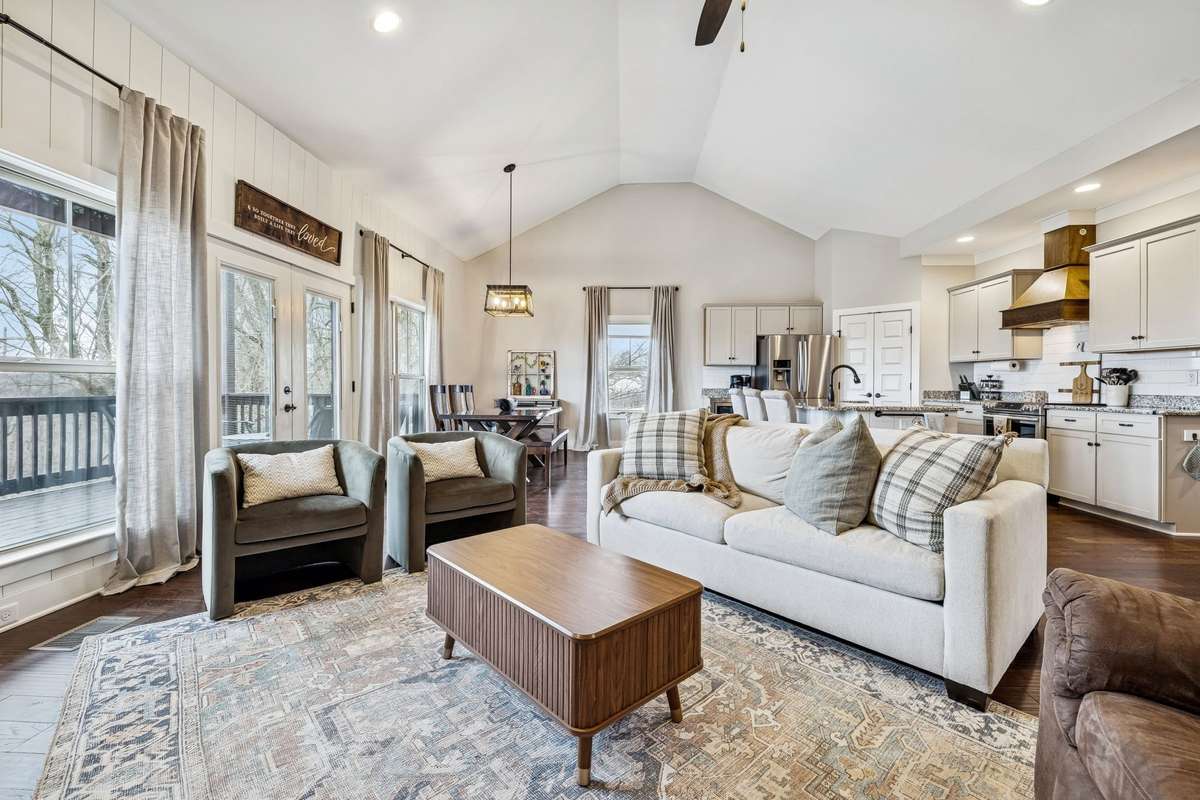Open and airy, you will love sharing time with family and friends in this space