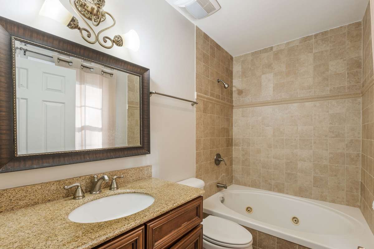 Second upstairs attached bathroom