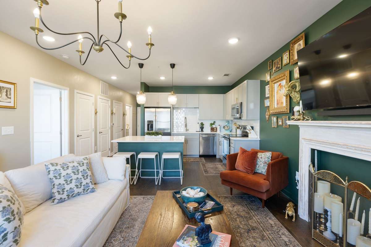 Spacious one bedroom plus office unit with oversized bathroom