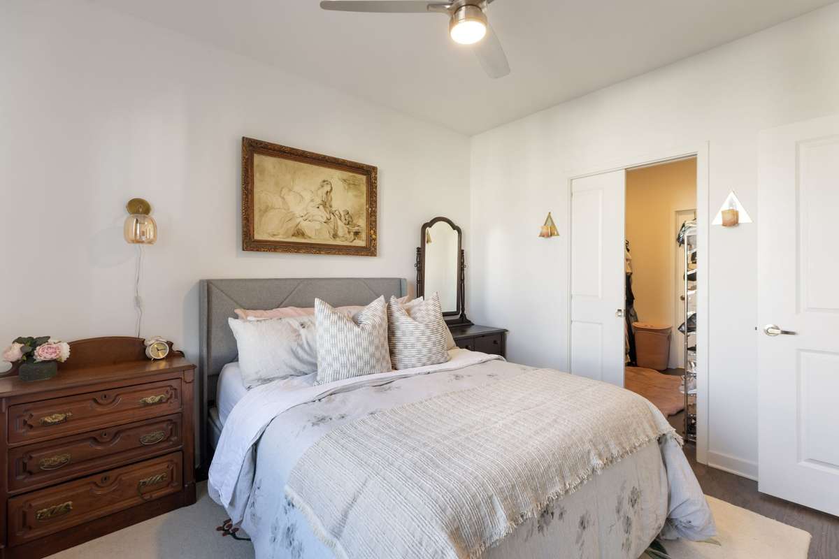 Primary bedroom with primary closet
