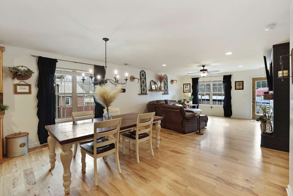 Get ready for meals and gamenights.... this open concept home is perfect for entertaining!