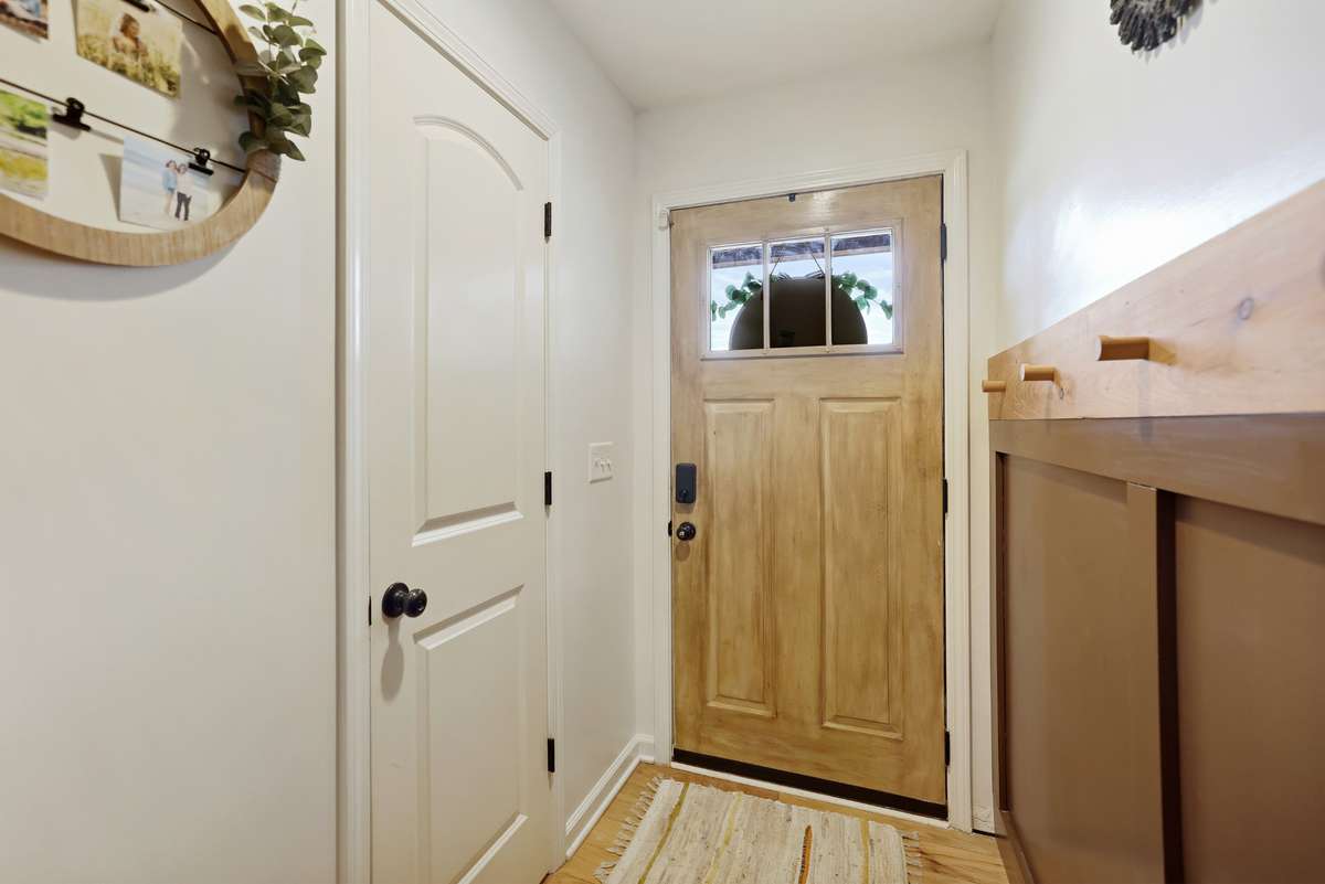 This home features two and a half baths! Half bath located off foyer.