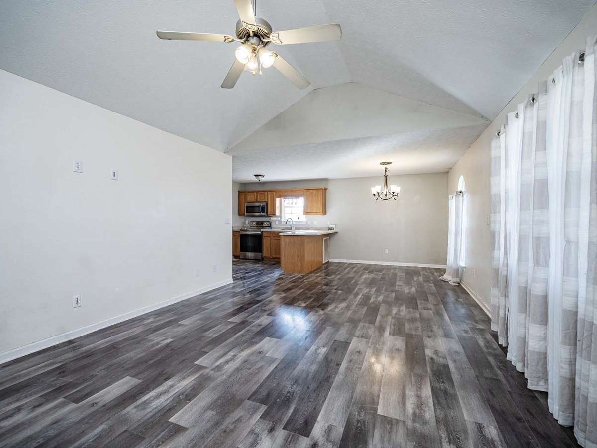 Vaulted ceiling