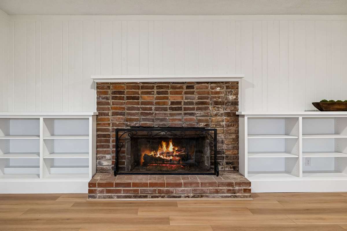 Basement Fireplace