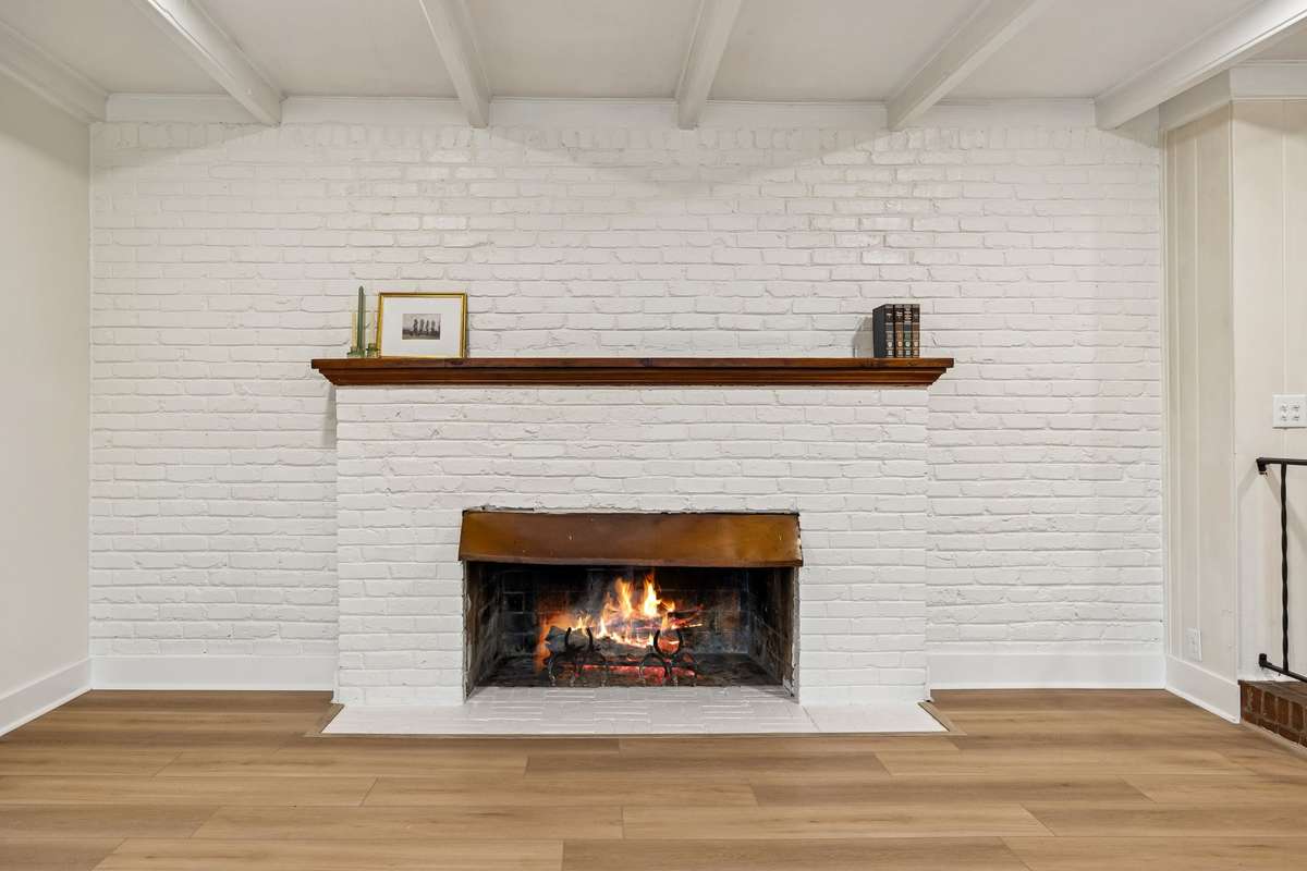 Wood Burning Fireplace