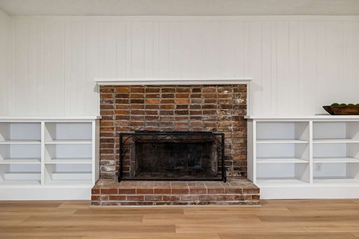 Basement Fireplace