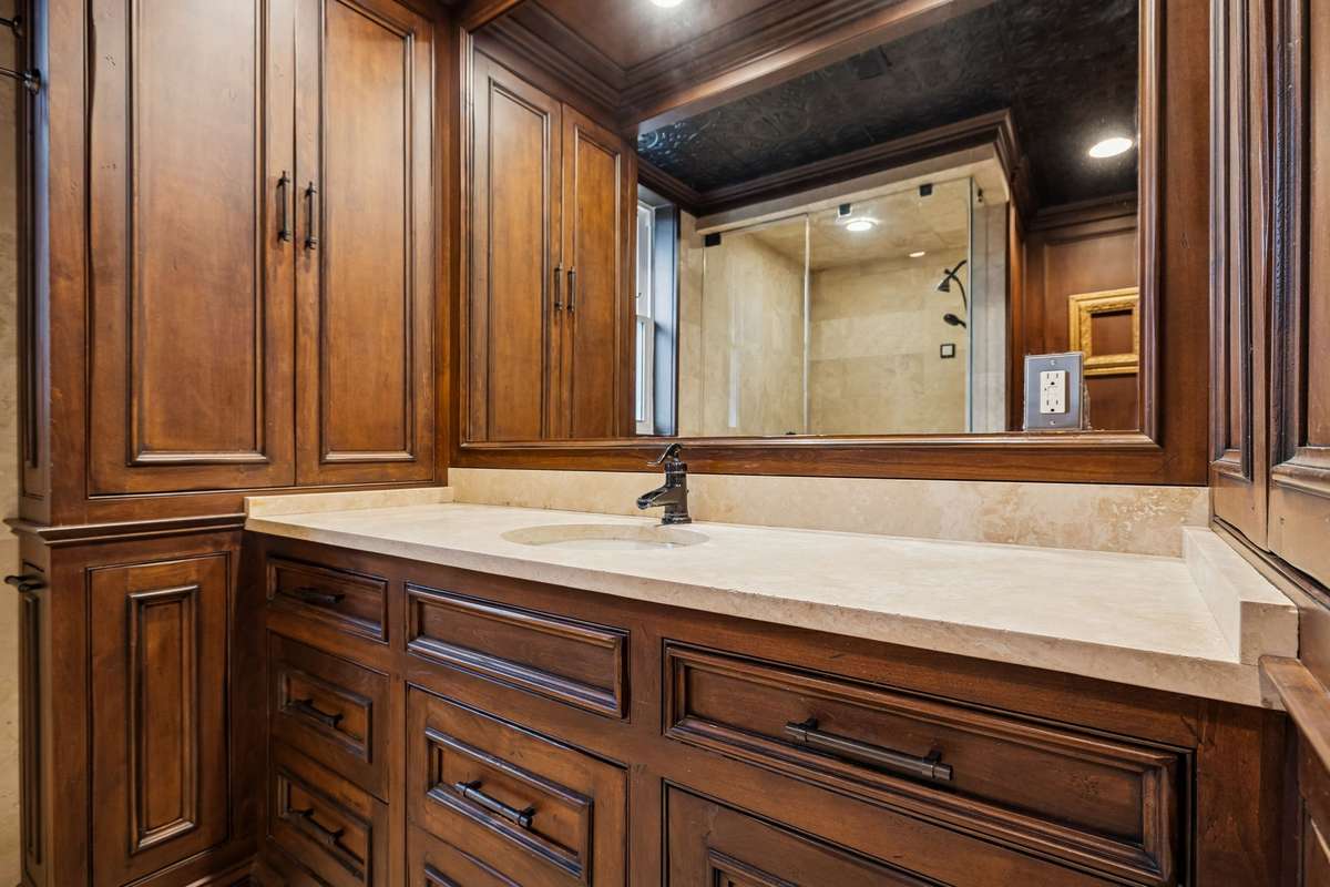 Full Bathroom Sink & Built-Ins