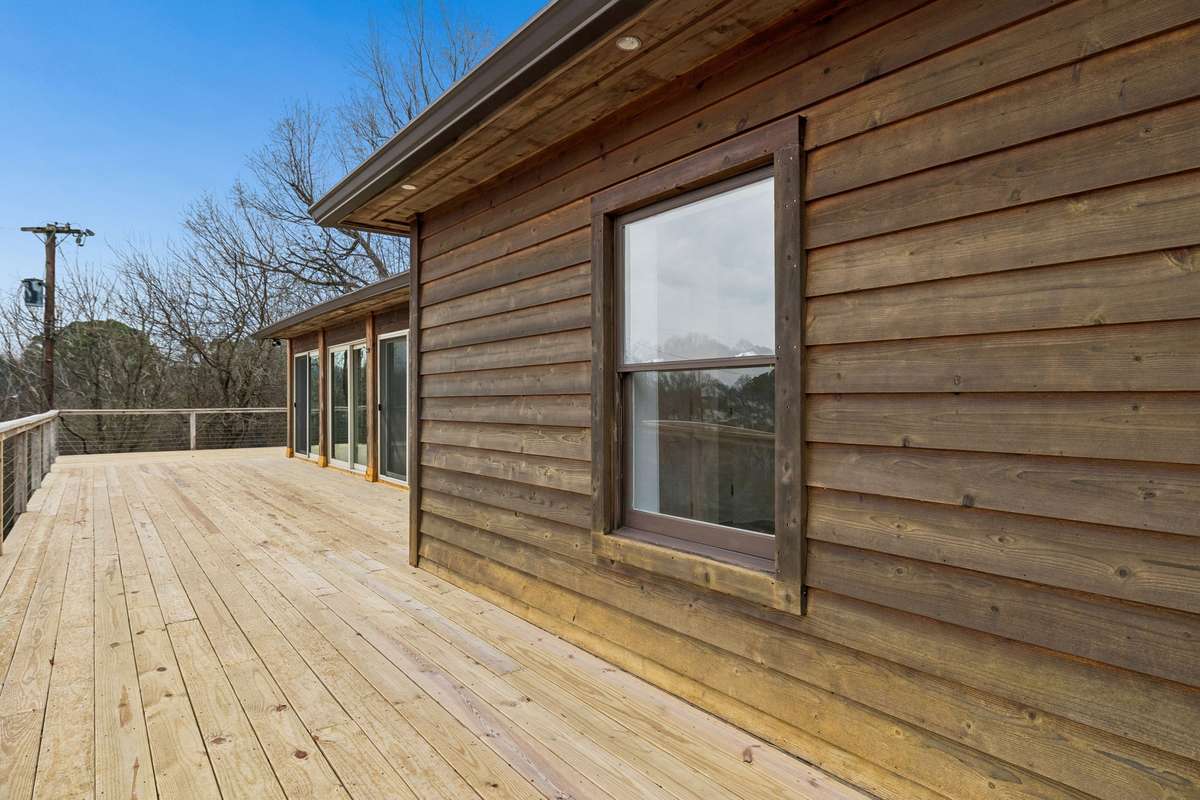 Deck off main level