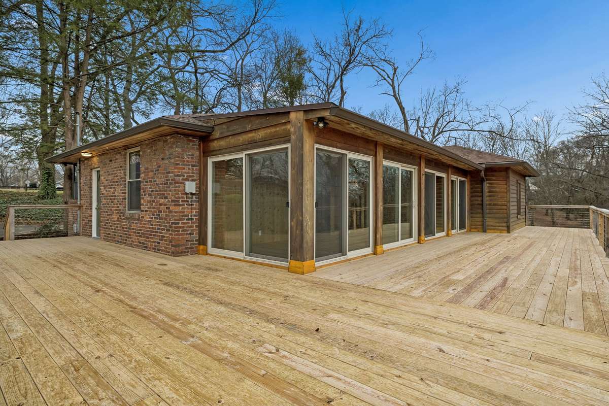 Deck off main level
