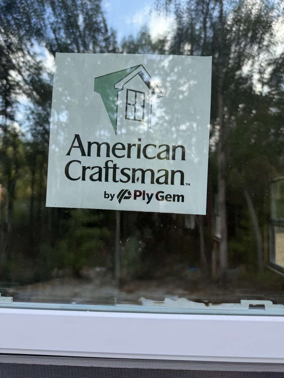 American Craftsman insulated, easy to clean windows throughout.