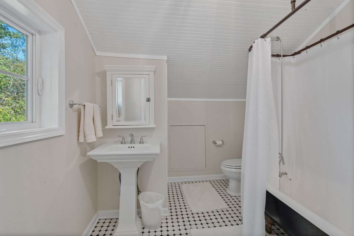 Bathroom for bedroom three.